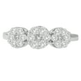thumbnail image 1 of 14k White Gold 0.7 ct TDW Round Diamond Cluster Ring (G-H, I1-I2), 1 of 4