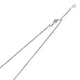 thumbnail image 1 of 14k White Gold 0.8mm Adjustable Sparkle-Cut Square Whaet Chain Necklace 20 Inch Chain Necklace for Women and Men, 1 of 2