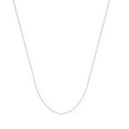 thumbnail image 1 of 14k White Gold 0.96mm Box Chain Necklace Lobster Lock Closure - 3.5 Grams - 20 Inch, 1 of 3