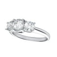 thumbnail image 1 of 14k White Gold 1.00 Ct Three Stone Diamond Ring, 1 of 2