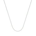 thumbnail image 1 of 14k White Gold 1.05mm Sparkle-Cut Cable Chain Necklace Lobster Claw Closure - 2.2 Grams - 24 Inch, 1 of 1