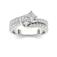 thumbnail image 1 of 14k White Gold 1 1/2ct TDW Two-Stone Diamond Engagement Ring - White H-I, 1 of 5