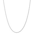 thumbnail image 1 of 14k White Gold 1.15mm Solid Diamond Cut Rope Chain w/ Lobster Clasp 16", 1 of 5