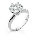 thumbnail image 1 of 14k White Gold 1.16 Carat Solitaire Brilliant Round Cut Diamond Engagement Ring, 1 of 1