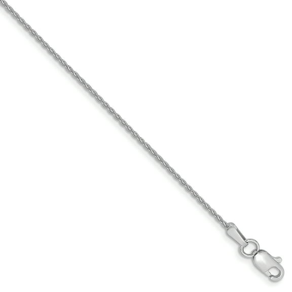 14k White Gold 1.2mm Parisian Wheat Chain
