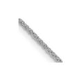 thumbnail image 1 of 14k White Gold 1.2mm Solid D Cut Spiga Chain 30 Inch Lobster Claw - Chain Necklace for Women and Men, 1 of 2