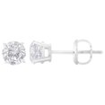 thumbnail image 1 of 14k White Gold 1.5ct. TDW Solitaire Diamond Stud Earrings (H-I,VS1-VS2), 1 of 1