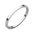 thumbnail image 1 of 14k White Gold 1.5mm Flat Band Ring - 1.3 Grams - Size 5.5, 1 of 2