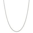 thumbnail image 1 of 14k White Gold 1.6mm Cable Chain Necklace - 2.8 Grams - 16 Inch - Lobster Claw, 1 of 2