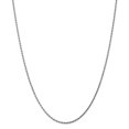 thumbnail image 1 of 14k White Gold 1.75mm Diamond-Cut Rope Chain, 1 of 3