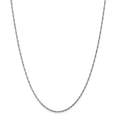 thumbnail image 1 of 14k White Gold 1.7mm Singapore Chain Bracelet - 1.0 Grams - 8 Inch, 1 of 2