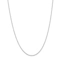 thumbnail image 1 of 14k White Gold 1mm Singapore Chain, 1 of 3