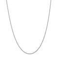 thumbnail image 1 of 14k White Gold 2.0mm Handmade Rope Chain, 1 of 3