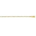 thumbnail image 1 of 14k White Gold 2.0mm Sparkle-Cut Singapore Chain With Lobster Clasp Necklace - 2.9 Grams - 18 Inch, 1 of 2