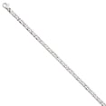 thumbnail image 1 of 14k White Gold 24in 4.75mm Fancy Link Necklace Chain, 1 of 2