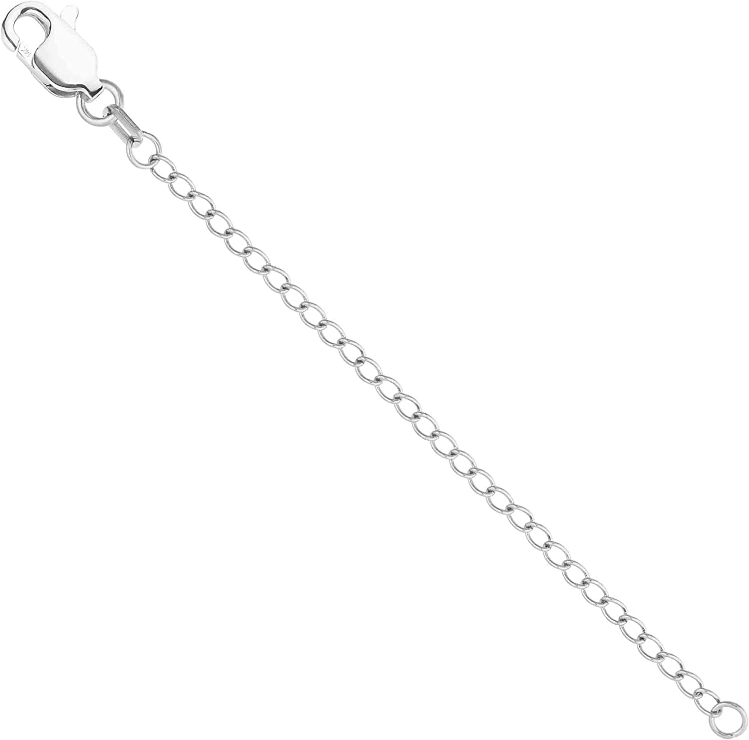 Krendr 10 Pcs Necklace Extender Chains, 100% Stainless Steel