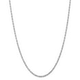 thumbnail image 1 of 14k White Gold 3mm Diamond Cut Quadruple Rope Chain w/ Lobster Clasp 22", 1 of 5
