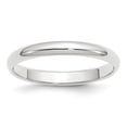 thumbnail image 1 of 14k White Gold 3mm Half-Round Wedding Band Size 4.5, 1 of 1