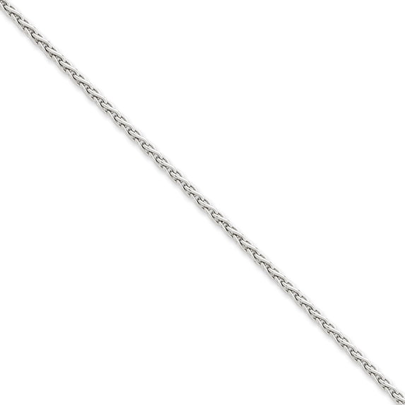14k White Gold 3mm Parisian Wheat Chain