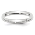 thumbnail image 1 of 14k White Gold 3mm Standard Weight Comfort Fit Wedding Band Size 13.5 WCF030, 1 of 5