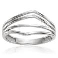 thumbnail image 1 of 14K Solid White Gold 4 Bar Statement Ring, 1 of 8