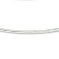 thumbnail image 1 of 14k White Gold 4mm Domed Omega Necklace, 1 of 1