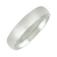 thumbnail image 1 of 14k White Gold 5mm Comfort Fit Wedding Band, 1 of 1