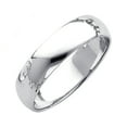 thumbnail image 1 of 14k White Gold 5mm Plain Wedding Band Ring Size 12 Wedding Band for Women and Men - 4.2 Grams, 1 of 2