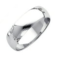 thumbnail image 1 of 14k White Gold 6mm Plain Wedding Band Ring Size 10.5 Wedding Band for Women and Men - 5.6 Grams, 1 of 2