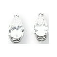 thumbnail image 1 of 14k White Gold 6x4mm Pear Cubic Zirconia Stud Earrings XE79WCZ, 1 of 4