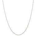 thumbnail image 1 of 14k White Gold .7 mm Carded Cable Rope Chain, 1 of 3