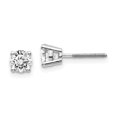 thumbnail image 1 of 14kw .85ct SI3 G-I Diamond Stud Thread on/off Post Earrings ST3, 1 of 3