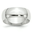 thumbnail image 1 of 14k White Gold 8mm Half-Round Band, 1 of 1