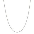 thumbnail image 1 of 14k White Gold .90mm Box Chain Necklace - 3.5 Grams - 30 Inch - Spring Ring, 1 of 2