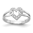 thumbnail image 1 of 14k White Gold AAA Diamond ring X9598AAA, 1 of 3