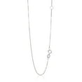 thumbnail image 1 of 14k White Gold Adjustable Box Chain 0.6mm, 1 of 3