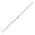 thumbnail image 1 of 14k White Gold Bracelet with Polished Circles Size 7 inches, 1 of 1