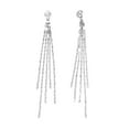 thumbnail image 1 of 14k White Gold Chain Earrings Extensions Stud Earring for Women and Men, 1 of 2