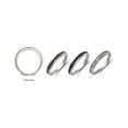 thumbnail image 1 of 14k White Gold Channel Set Gemstone Emerald Wedding Band Classic Anniversary Ring 1/4 Ct., 1 of 8