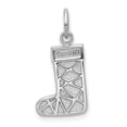 thumbnail image 1 of 14k White Gold Christmas Stocking Charm, 1 of 4