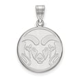 thumbnail image 1 of 14k White Gold Colorado State Large Logo Pendant, 1 of 4
