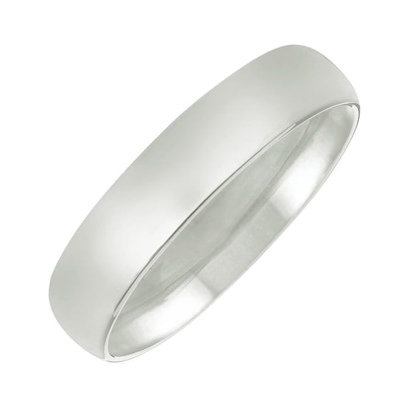 14k White Gold Comfort Fit Wedding Band Size 8 Weight 1.6 grams