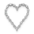 thumbnail image 1 of 14k White Gold Diamond Heart Slide XP2275AA, 1 of 4
