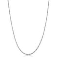 thumbnail image 1 of KoolJewelry 14k White Gold Filled Singapore Chain Necklace (1.7 mm, 30 inch), 1 of 7