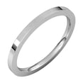 thumbnail image 1 of 14k White Gold Flat 1.5mm Comfort-fit Flat Comfort-Fit Band Size 4 Ring for Women and Men, 1 of 2