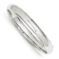 thumbnail image 1 of 14k White Gold High Polished 8.00mm Hinged Bangle, 1 of 1