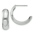 thumbnail image 1 of 14k White Gold Hoop Earrings, 1 of 1