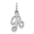 thumbnail image 1 of 14k White Gold Initial R Charm - .5 Grams, 1 of 2