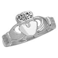 thumbnail image 1 of 14k White Gold Ladies Claddagh Ring - 2.4 Grams - Size 7, 1 of 3