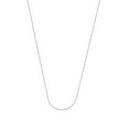 thumbnail image 1 of 14k White Gold Light Light Weight Rope Chain Necklace With 4mm Spring Ring Closure No - 18 Inch, 1 of 3